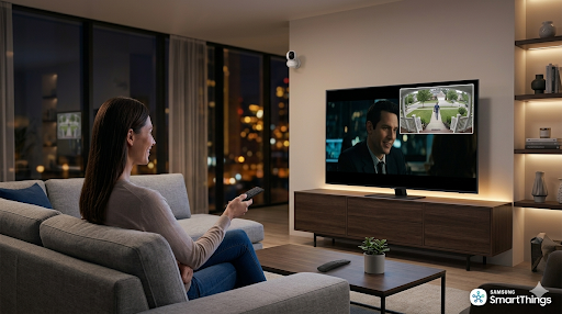 Câmera Wi-Fi na TV Samsung? Veja como conectar pelo SmartThings (Guia Passo a Passo)​